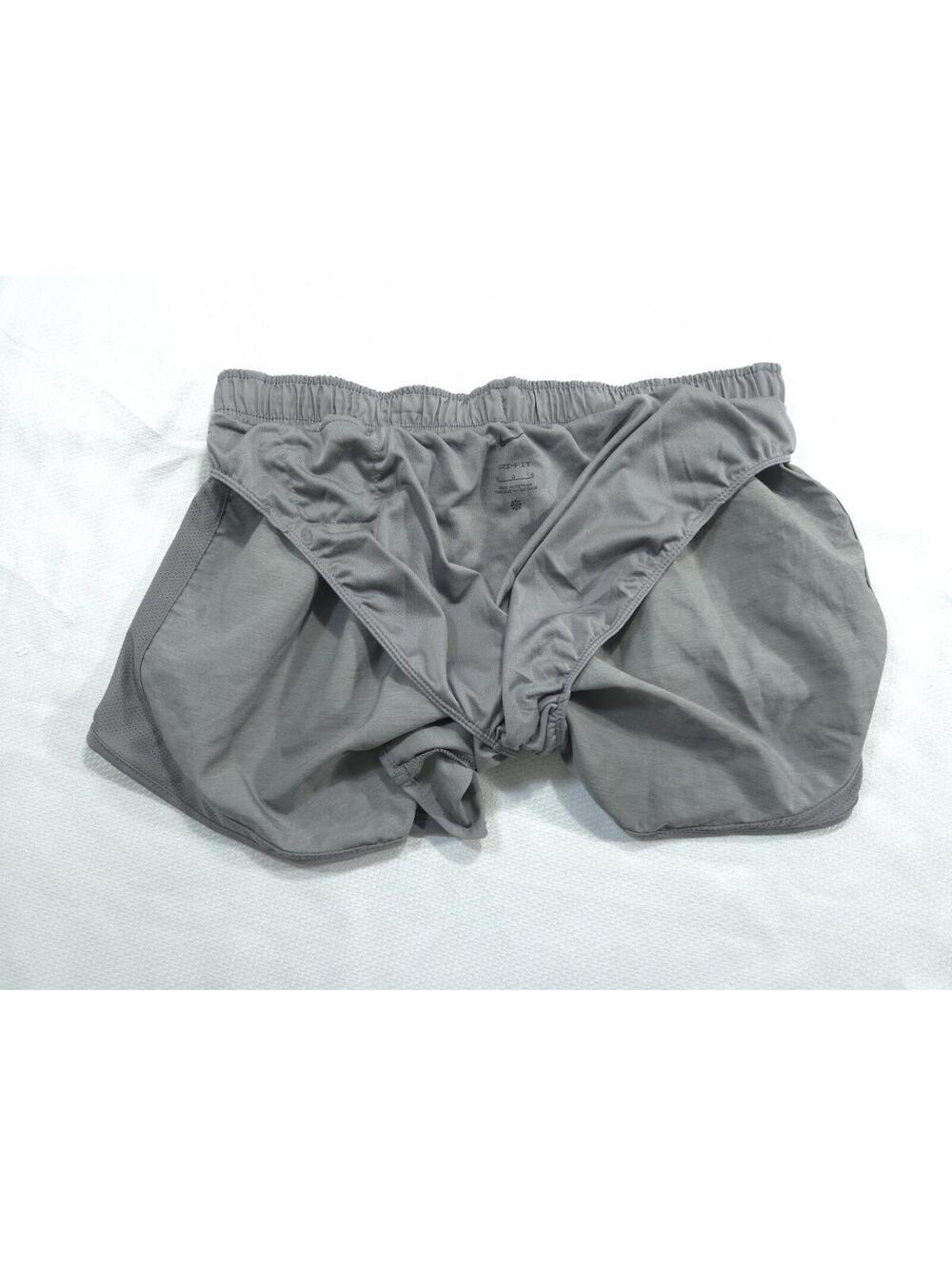 NWT Nike Tempo Shorts Womens Large Gray Dri-Fit Running Brief Lined Gunsmoke - Picture 6 of 8